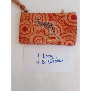 Leather Ladies Wallet from India Animal/ Kangaroo Design